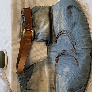 Kooba distressed denim bag